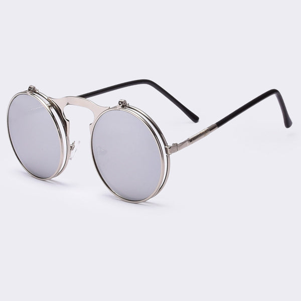 Vintage Steampunk Round Sunglasses